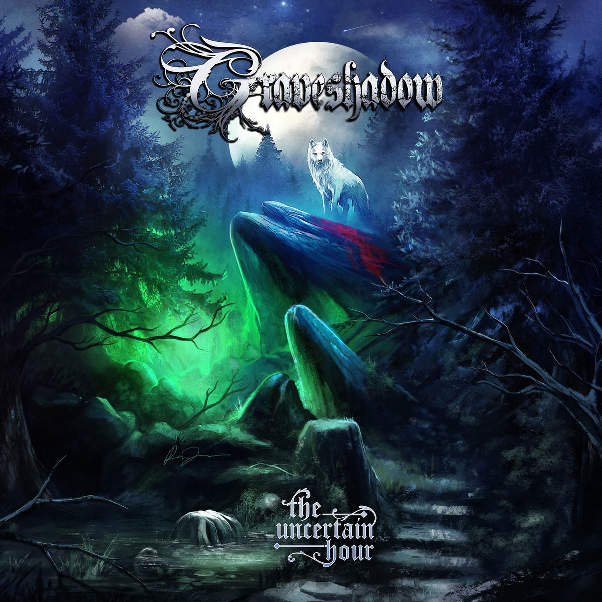 Graveshadow – The Uncertain Hour vinyl record cover