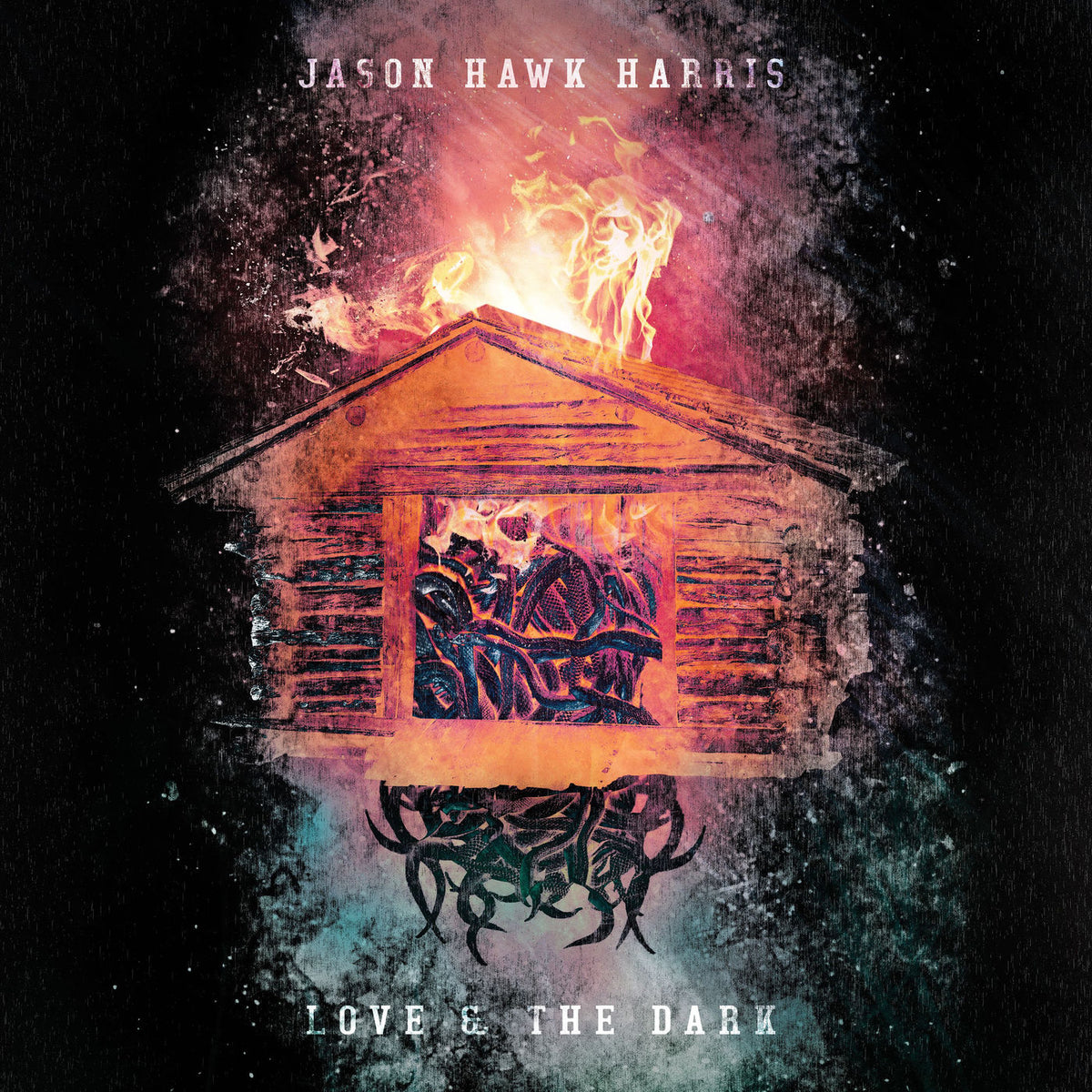 Jason Hawk Harris – Love & the Dark vinyl cover