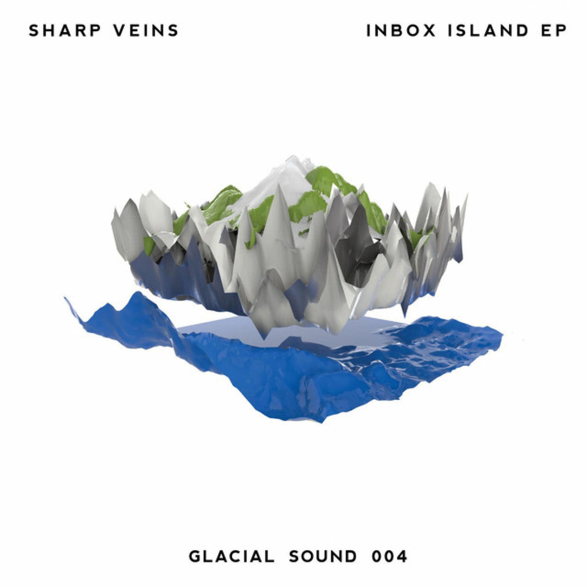 Sharp Veins – Inbox Island EP vinyl cover