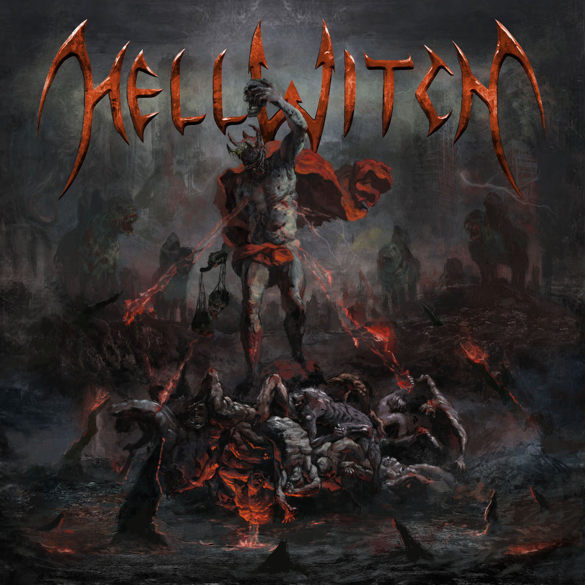 Hellwitch – Annihilational Intercention vinyl record cover