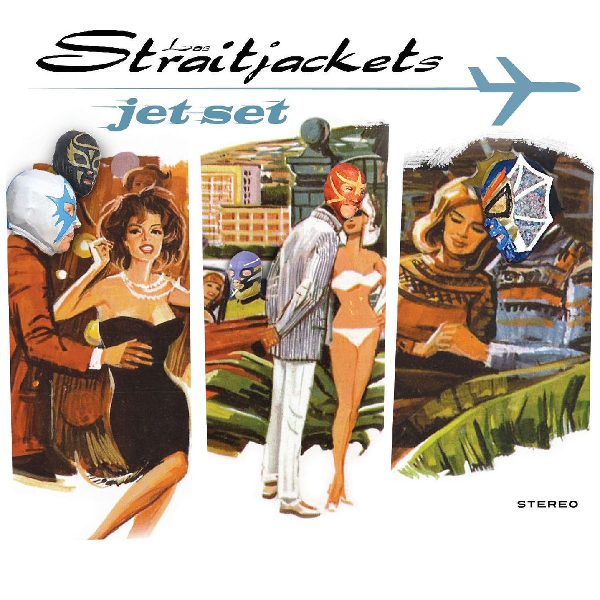 Los Straitjackets – Jet Set (Orange Vinyl) — record image 1