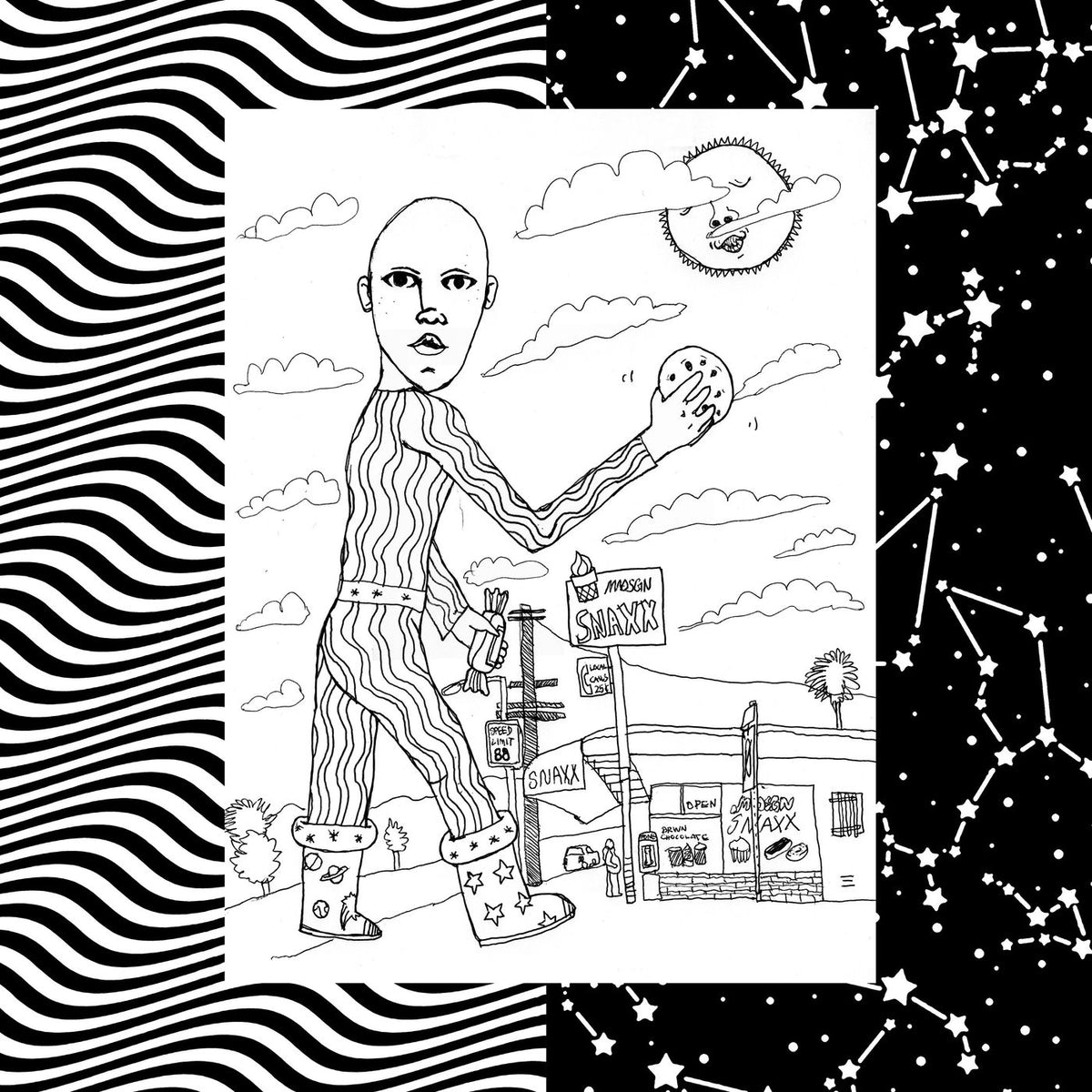 Mndsgn – Snaxx vinyl record cover