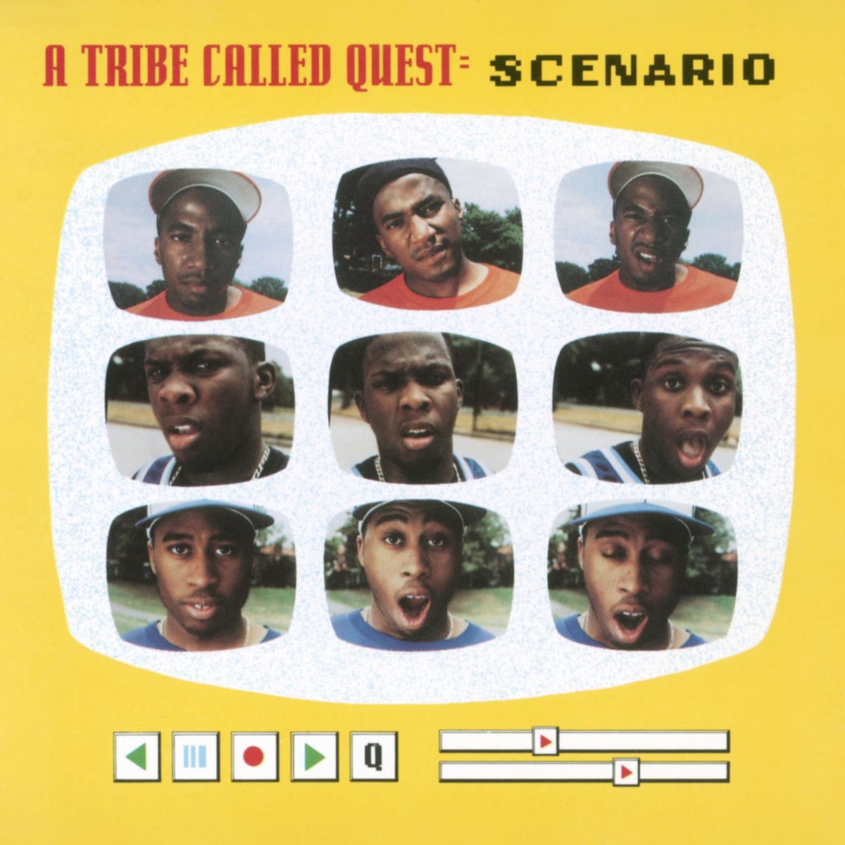 A Tribe Called Quest – Scenario (Remixes) vinyl cover
