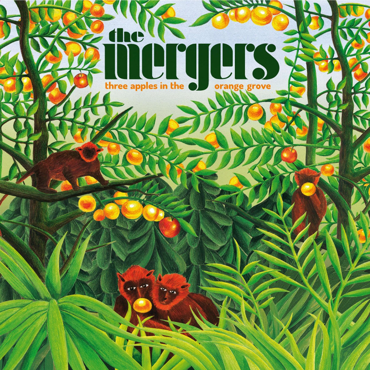 The Mergers – Three Apples in the Orange Grove vinyl record cover