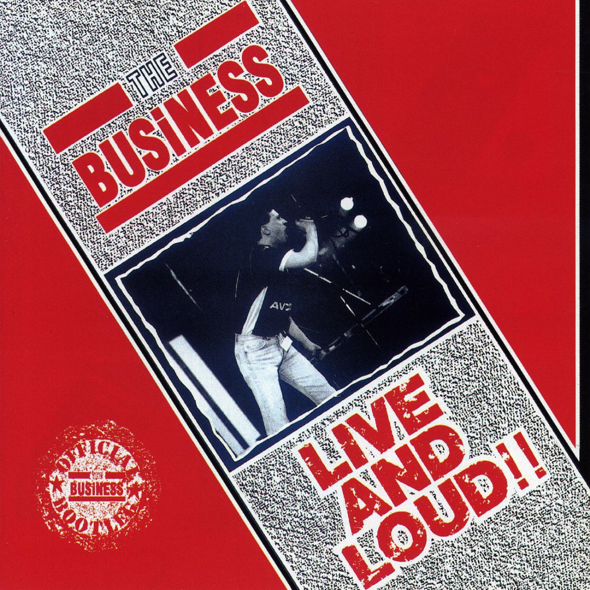 The Business – Live and Loud!! vinyl record cover