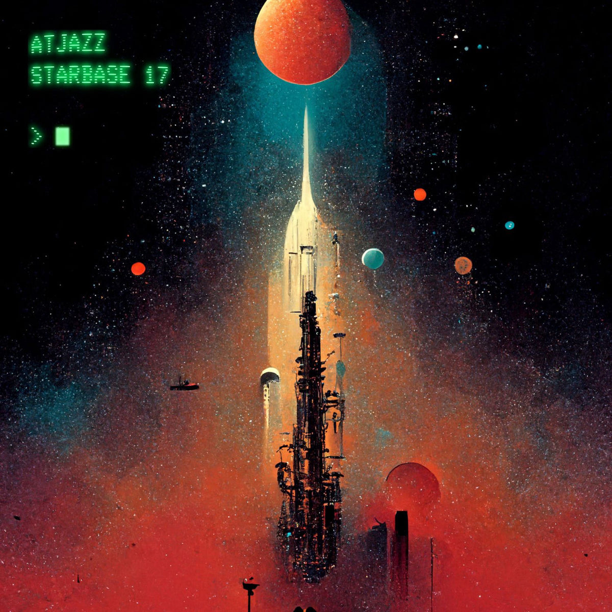 Atjazz – Starbase 17 vinyl record cover