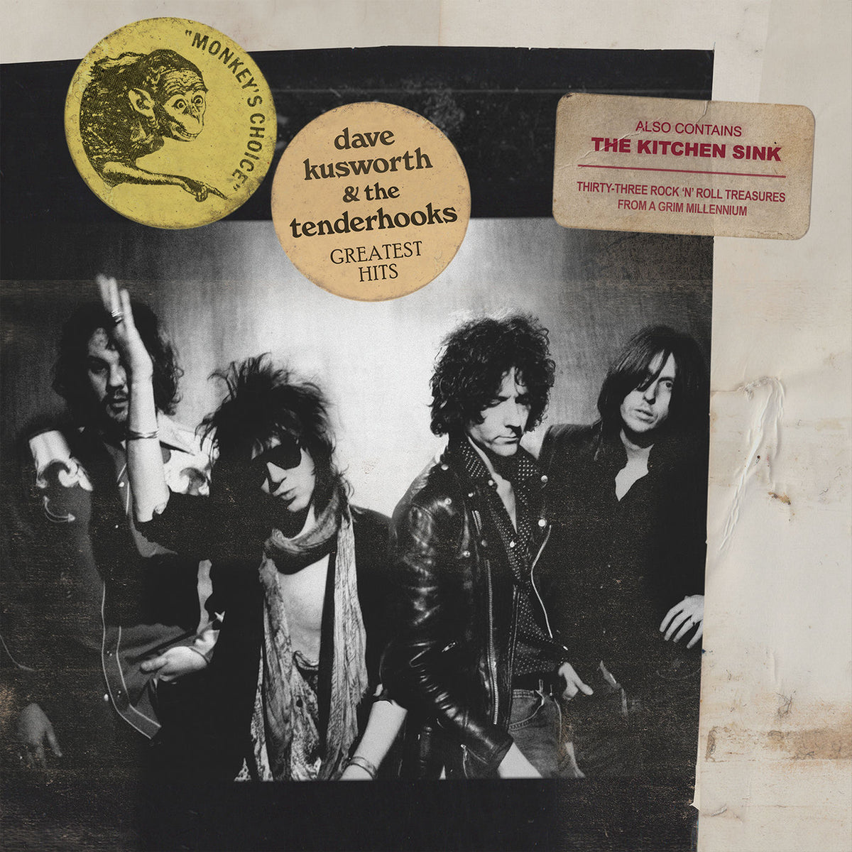Dave Kusworth & The Tenderhooks – Monkeys Choice vinyl record cover