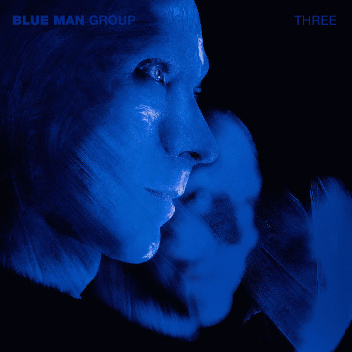 Blue Man Group – Three (BLUE SPLATTER 2LP) vinyl record cover