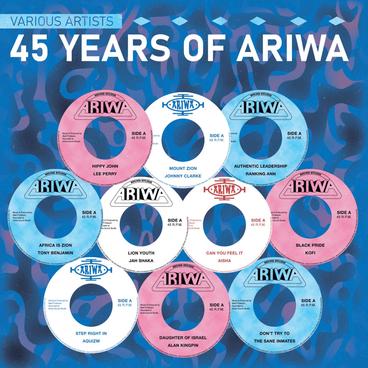 Various Artists – 45 Years Of Ariwa vinyl record cover