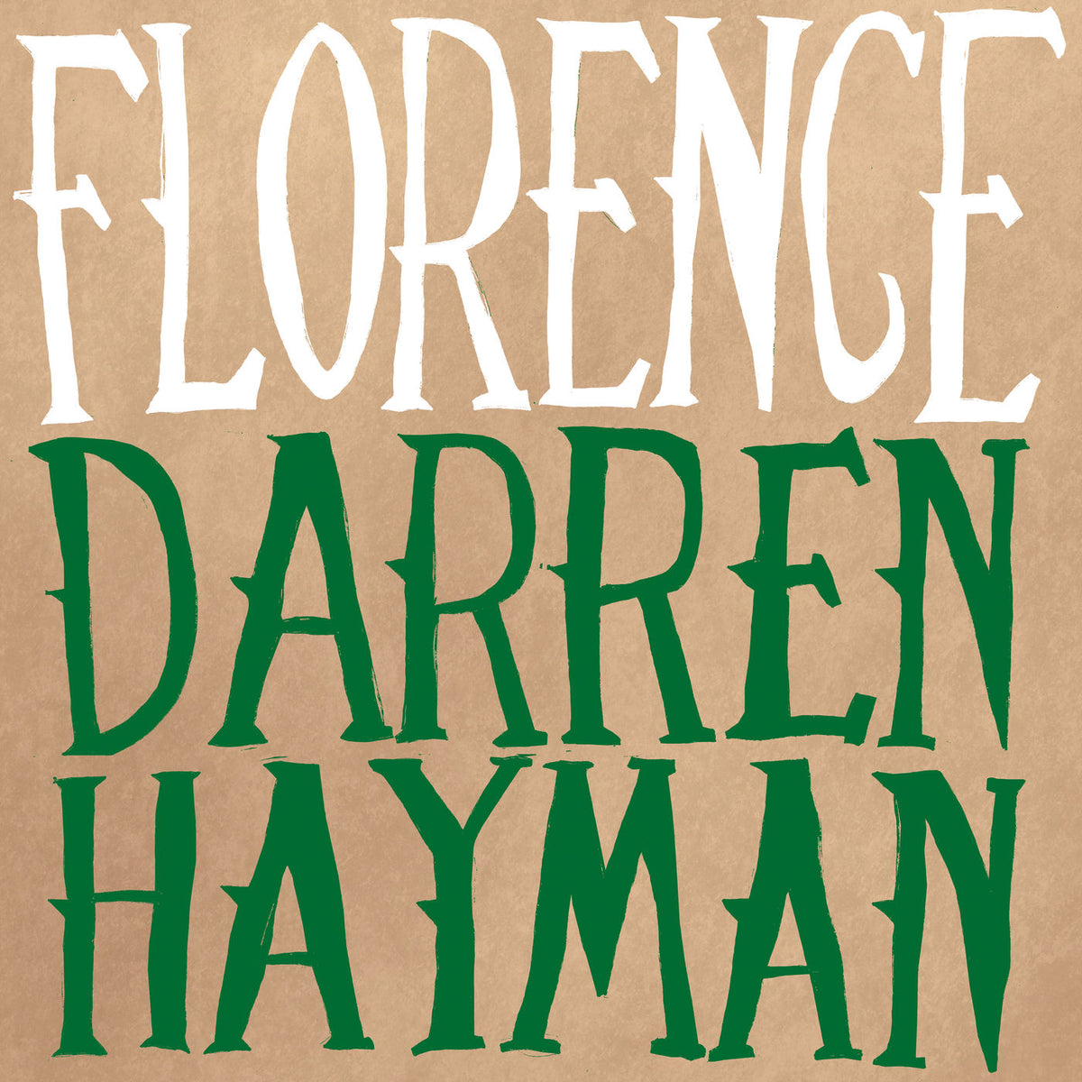 Darren Hayman – Florence vinyl record cover