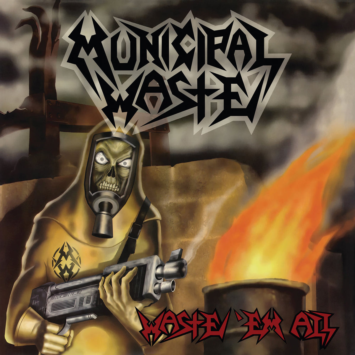 Municipal Waste – Waste 'Em All vinyl record cover