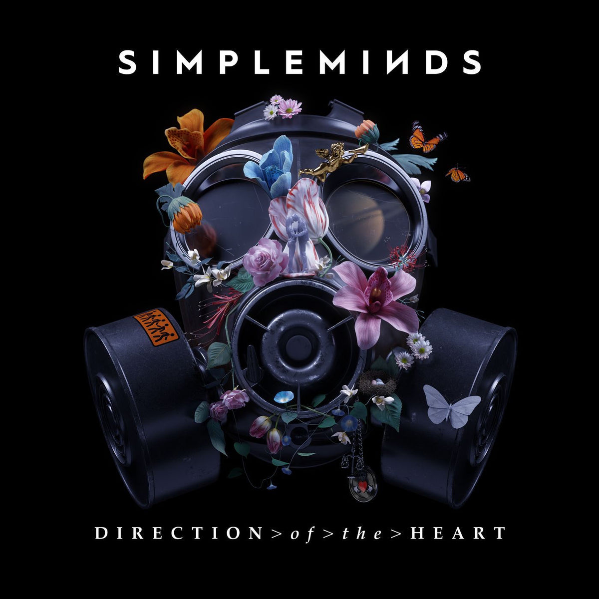 Simple Minds – Direction Of The Heart (Transparent Orange Vinyl) (Indies) vinyl record cover