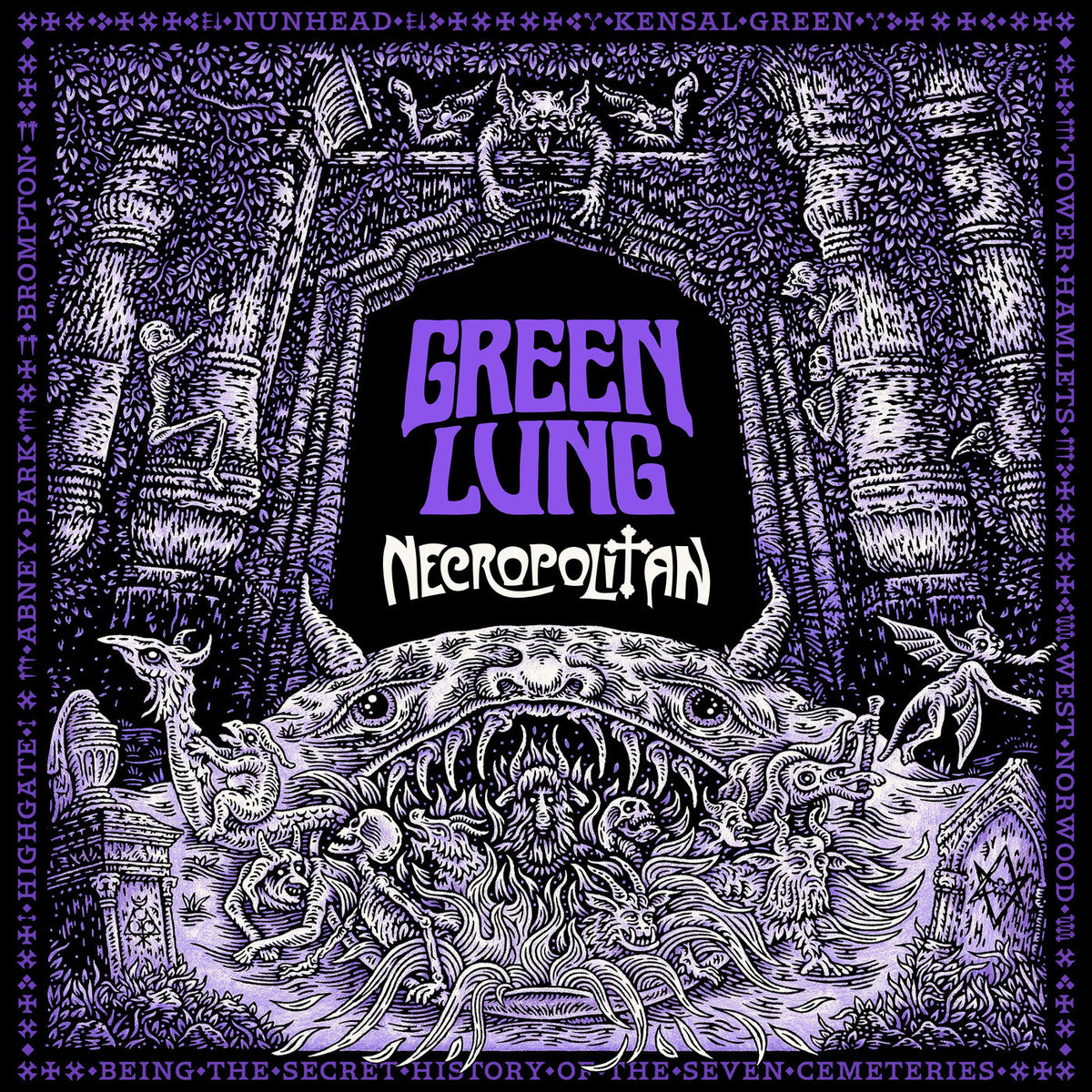 Green Lung – Necropolitan vinyl record cover