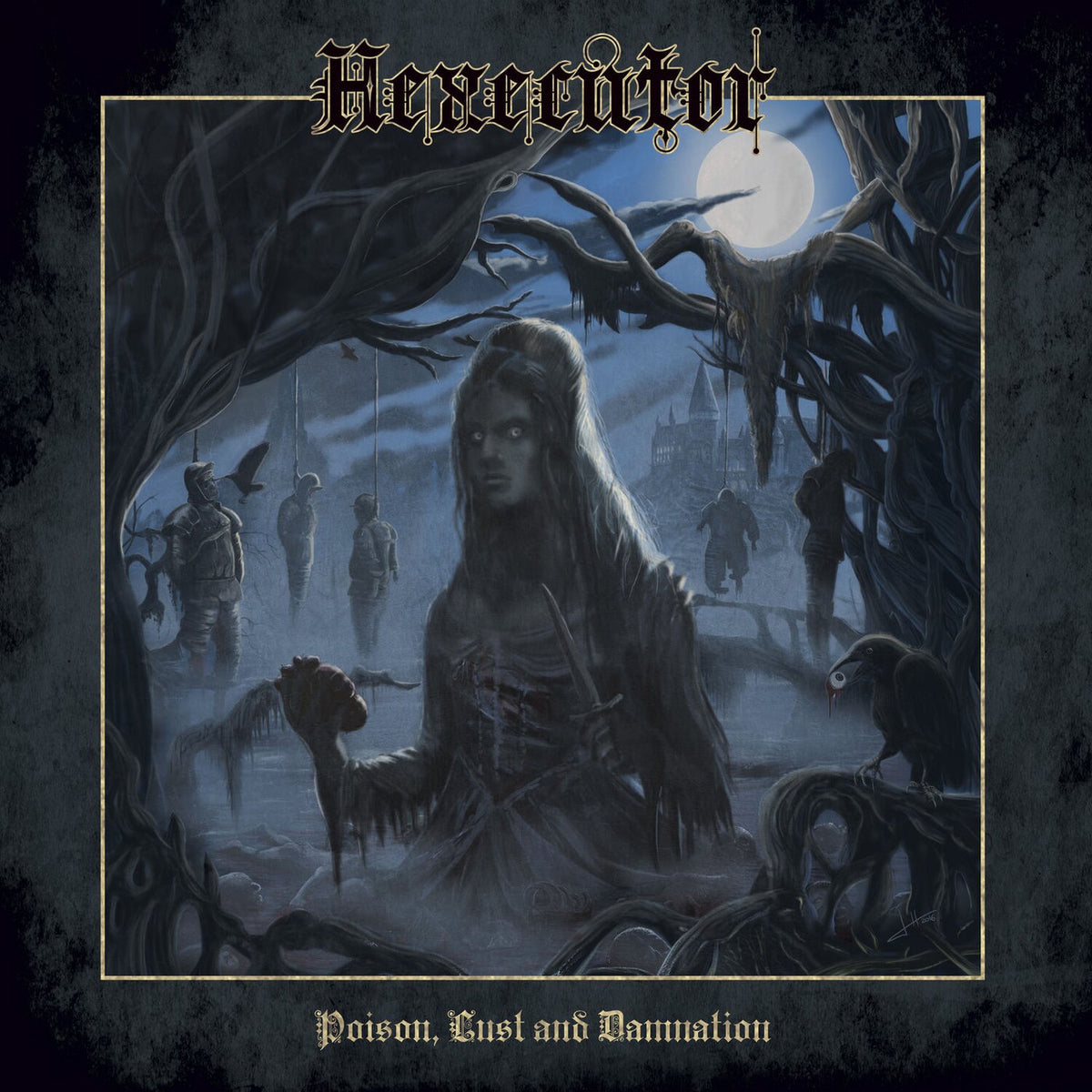 Hexecutor – Poison, Lust And Damnation vinyl record cover