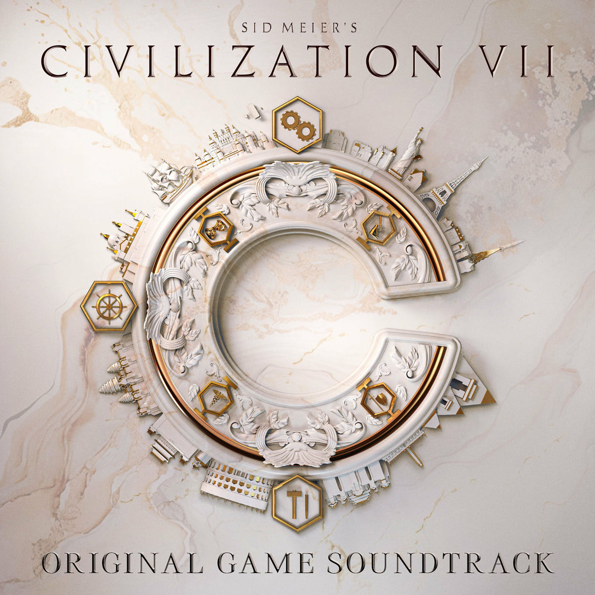 Christopher Tin – Sid Meier's Civilization VII (Original Game Soundtrack) vinyl cover