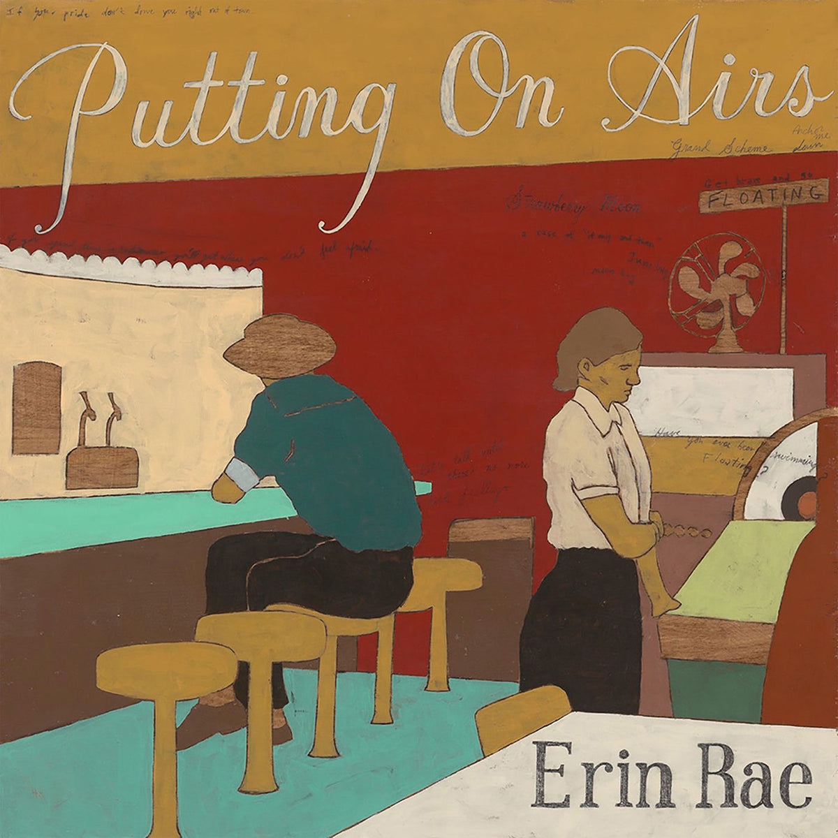 Erin Rae – Putting On Airs vinyl record cover