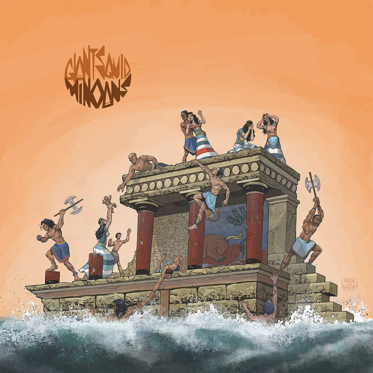 Giant Squid – Minoans vinyl record cover