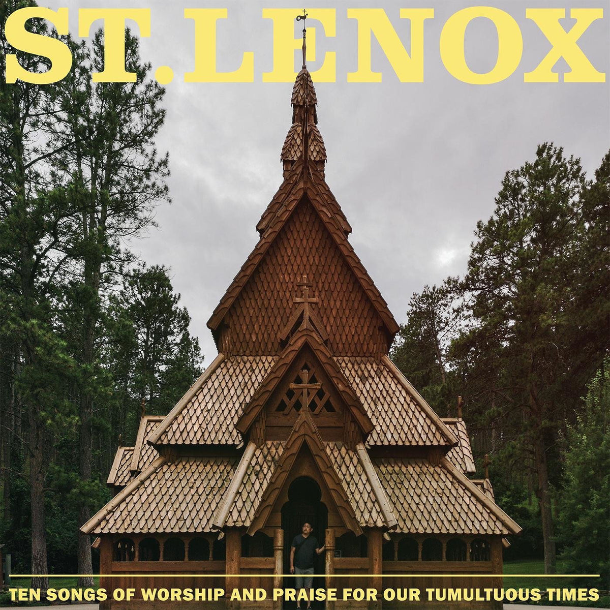 St. Lenox – Ten Songs of Worship and Praise for our Tumultuous Times (Cloudy Clear Vinyl) — record image 1