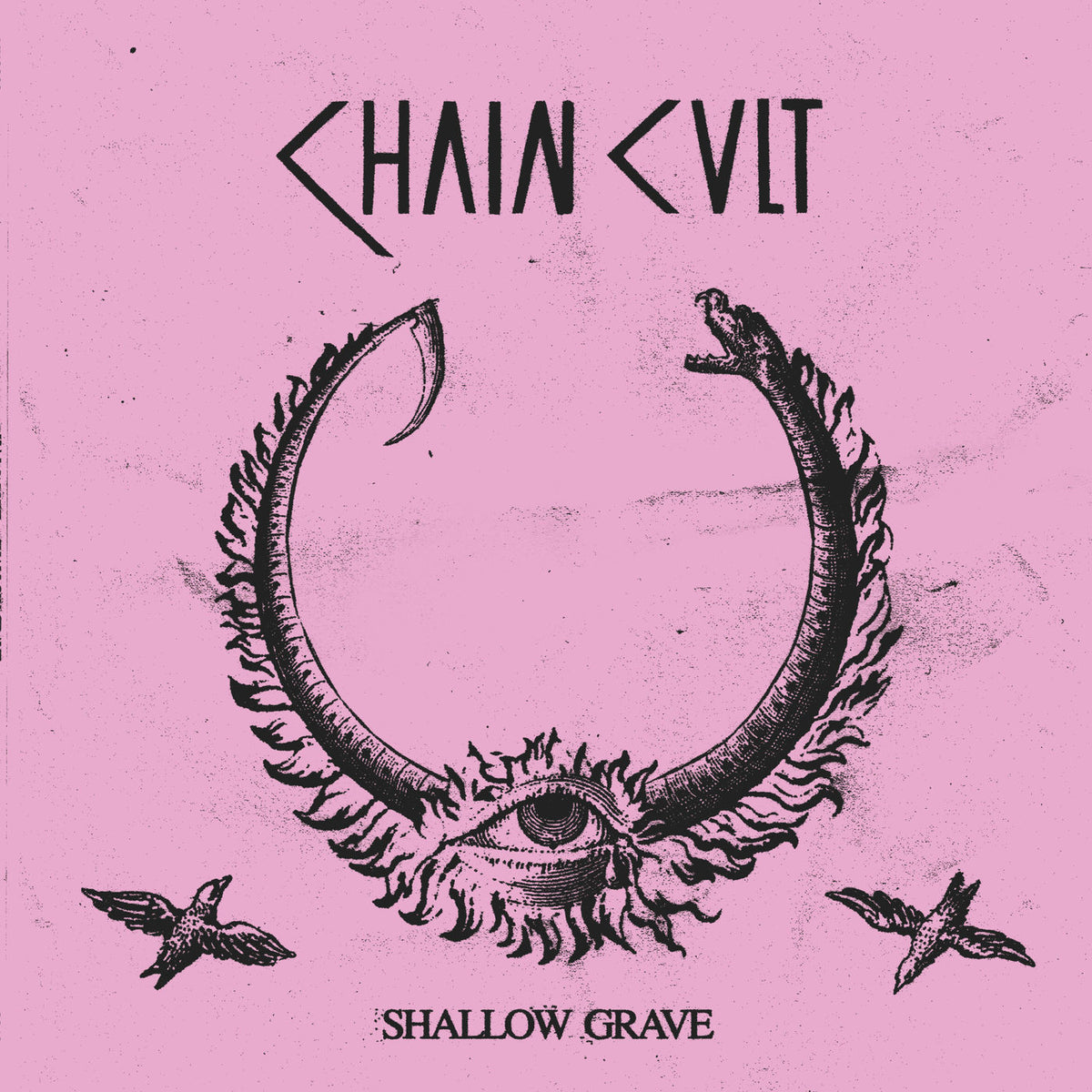 Chain Cult – Shallow Grave vinyl cover