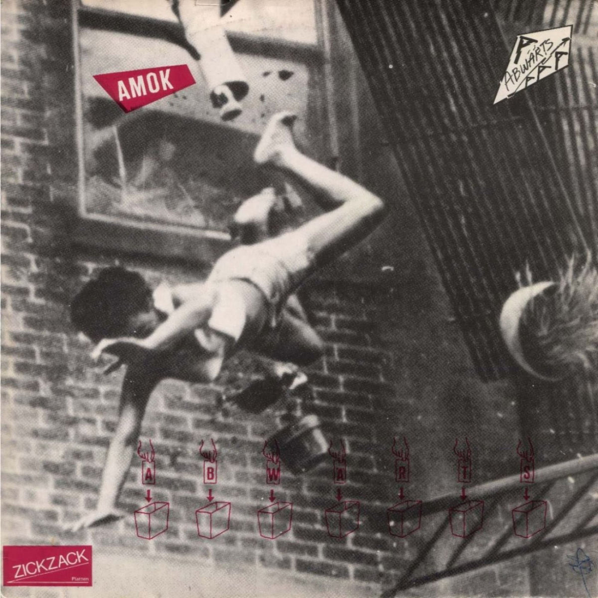 Abwarts – Amok Koma vinyl record cover