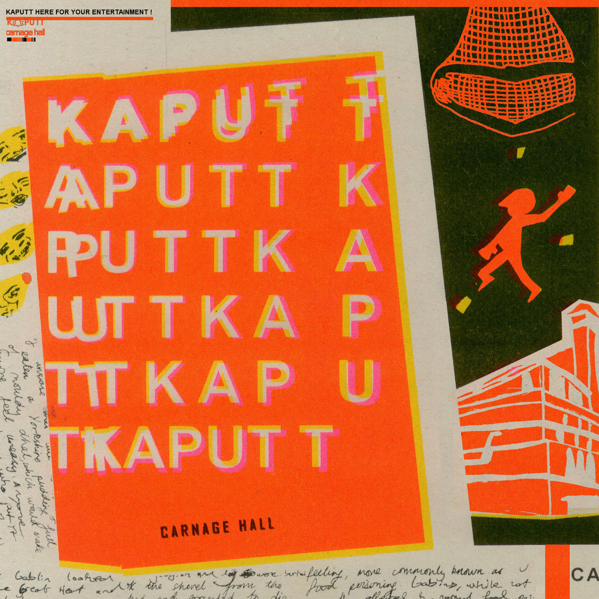 Kaputt – Carnage Hall vinyl record cover