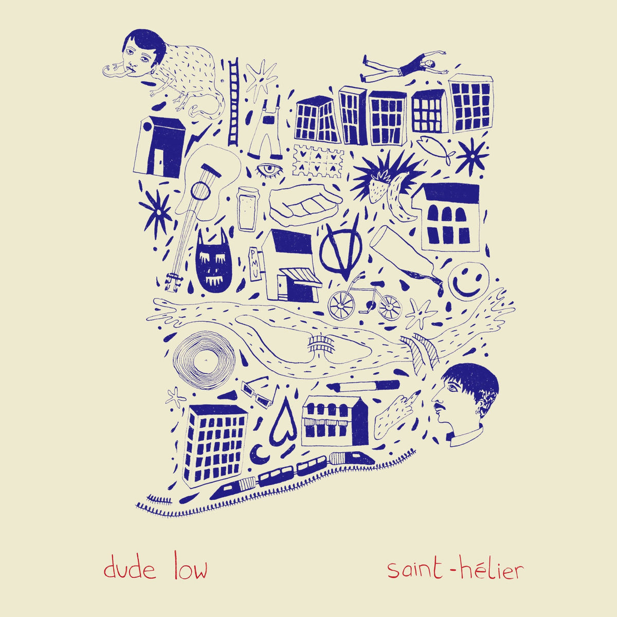 Dude Low – Saint-Helier vinyl record cover