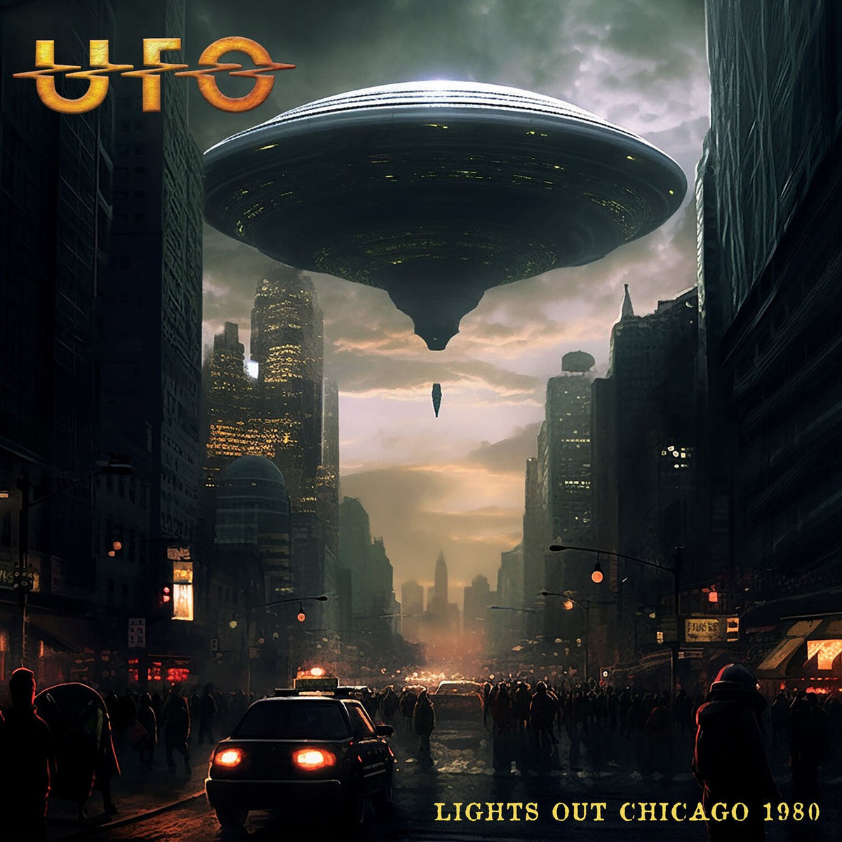 UFO – Lights Out Chicago vinyl record cover