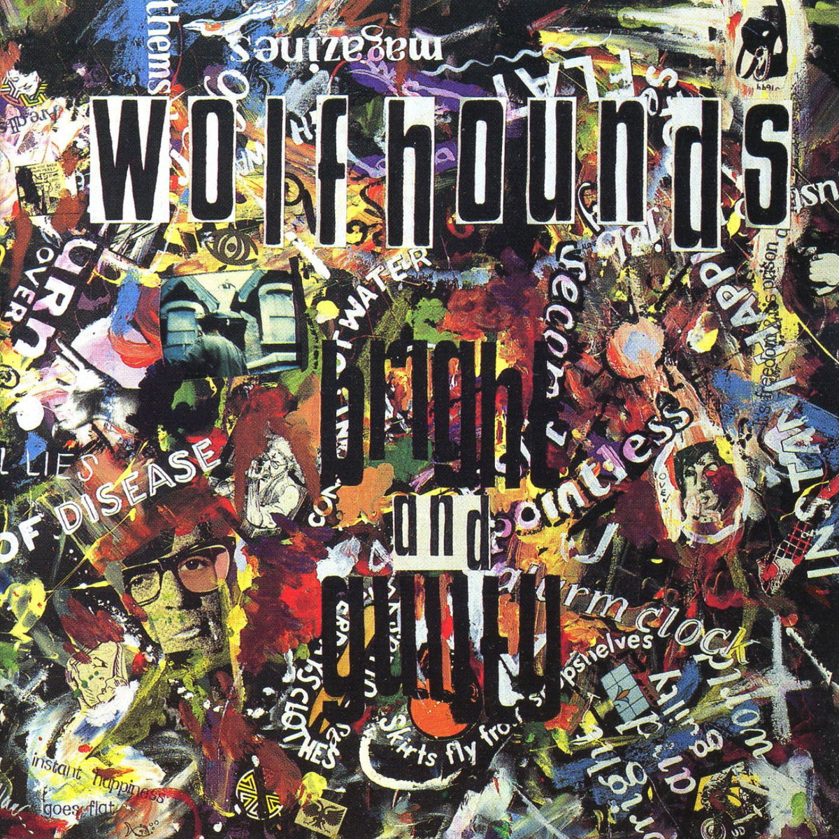 Wolfhounds – Bright and Guilty vinyl record cover