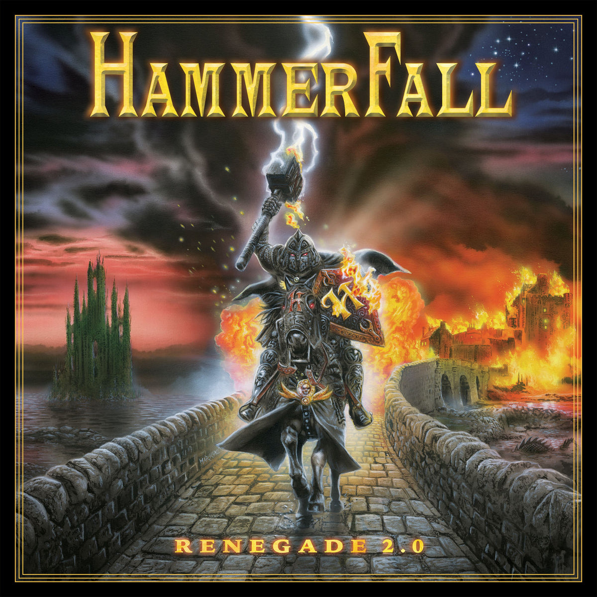 Hammerfall – Renegade vinyl record cover