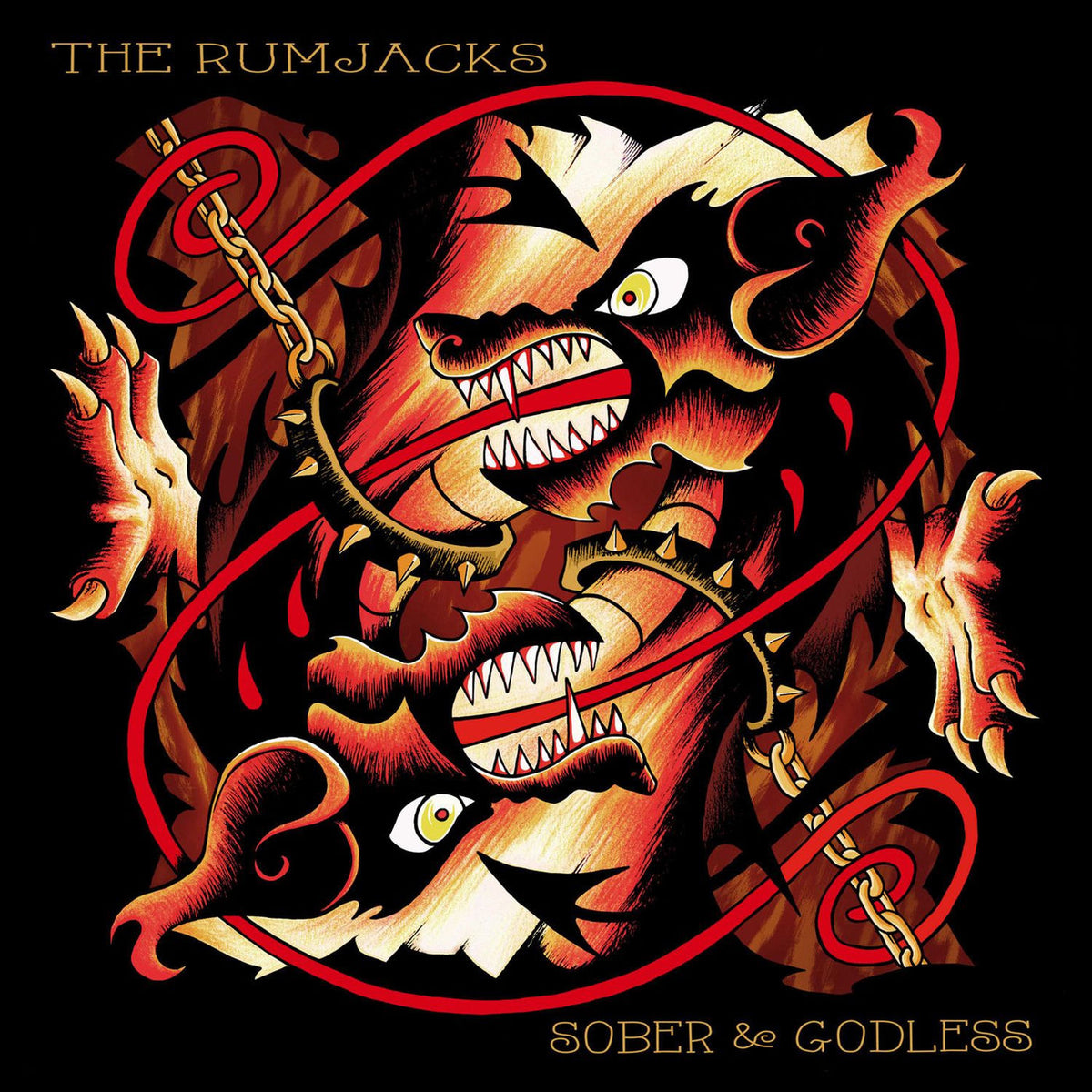 The Rumjacks – Sober & Godless vinyl cover