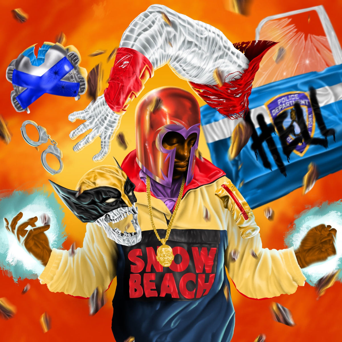Raz Fresco – MAGNETIC vinyl cover