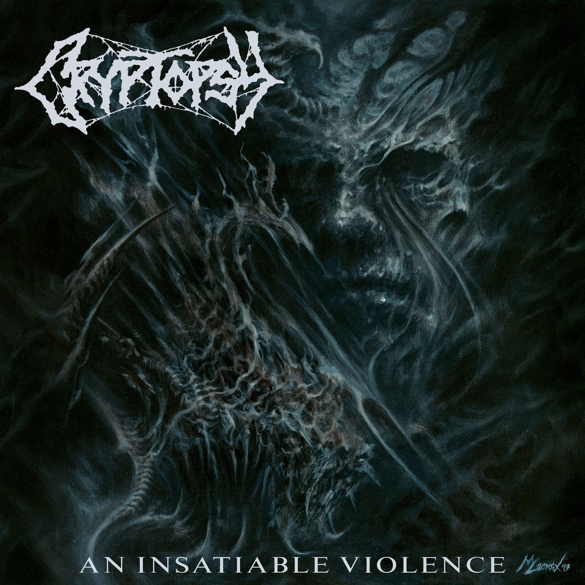 Cryptopsy – An Insatiable Violence vinyl record cover