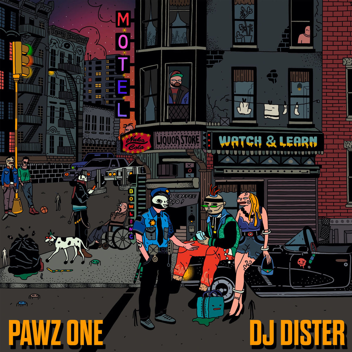 Pawz One – Watch & Learn vinyl cover