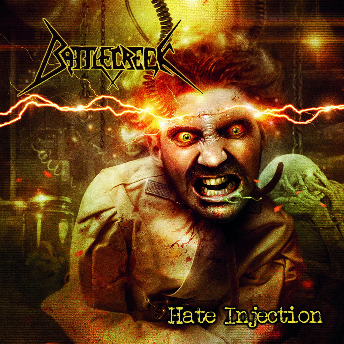 Battlecreek – Hate Injection vinyl record cover