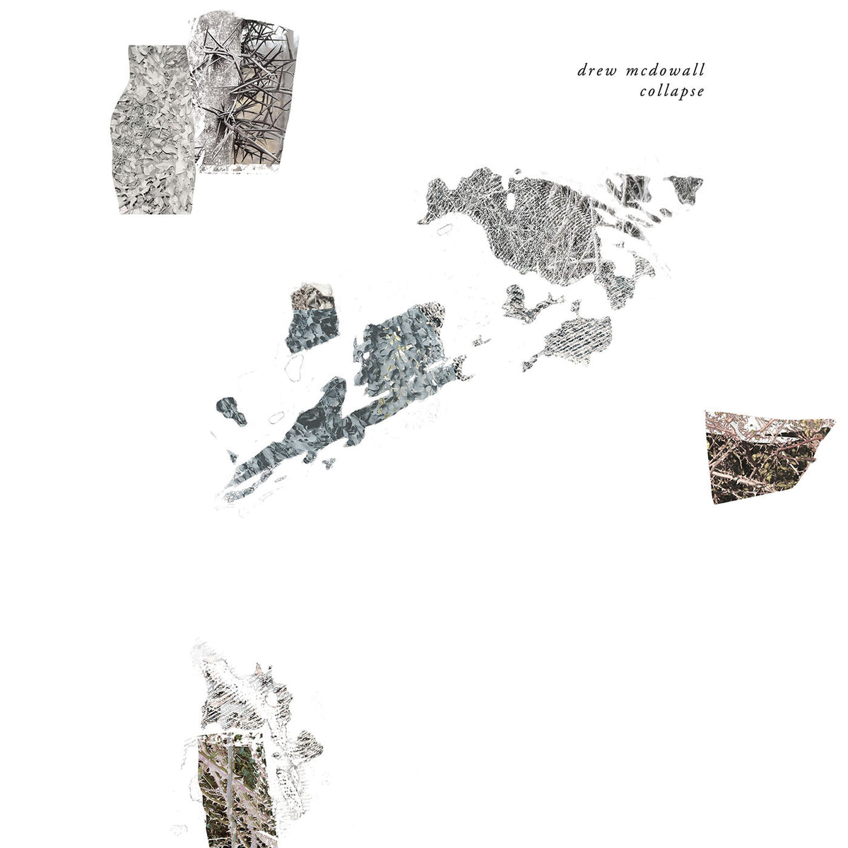 Drew McDowall – Collapse vinyl cover
