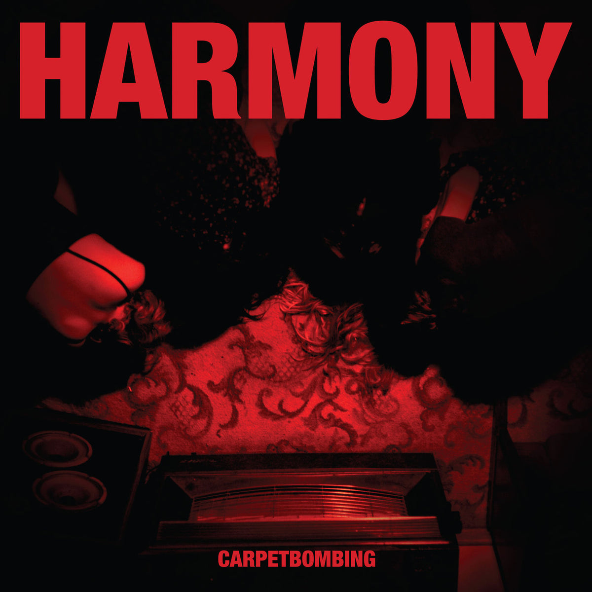 Harmony – Carpetbombing vinyl record cover