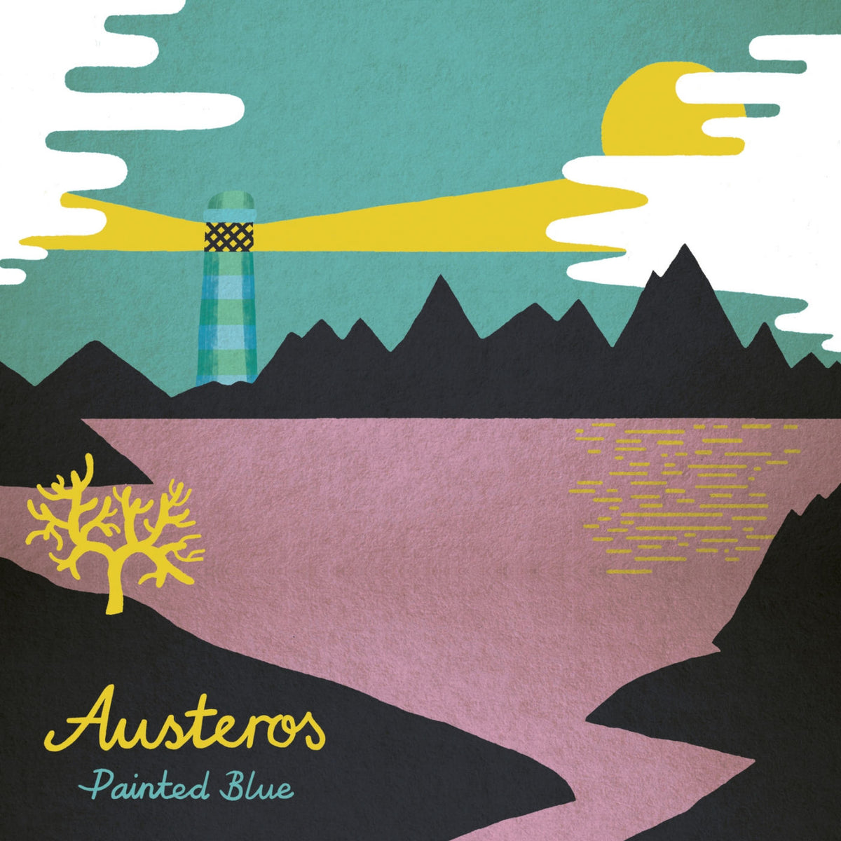 Austeros – Painted Blue vinyl record cover