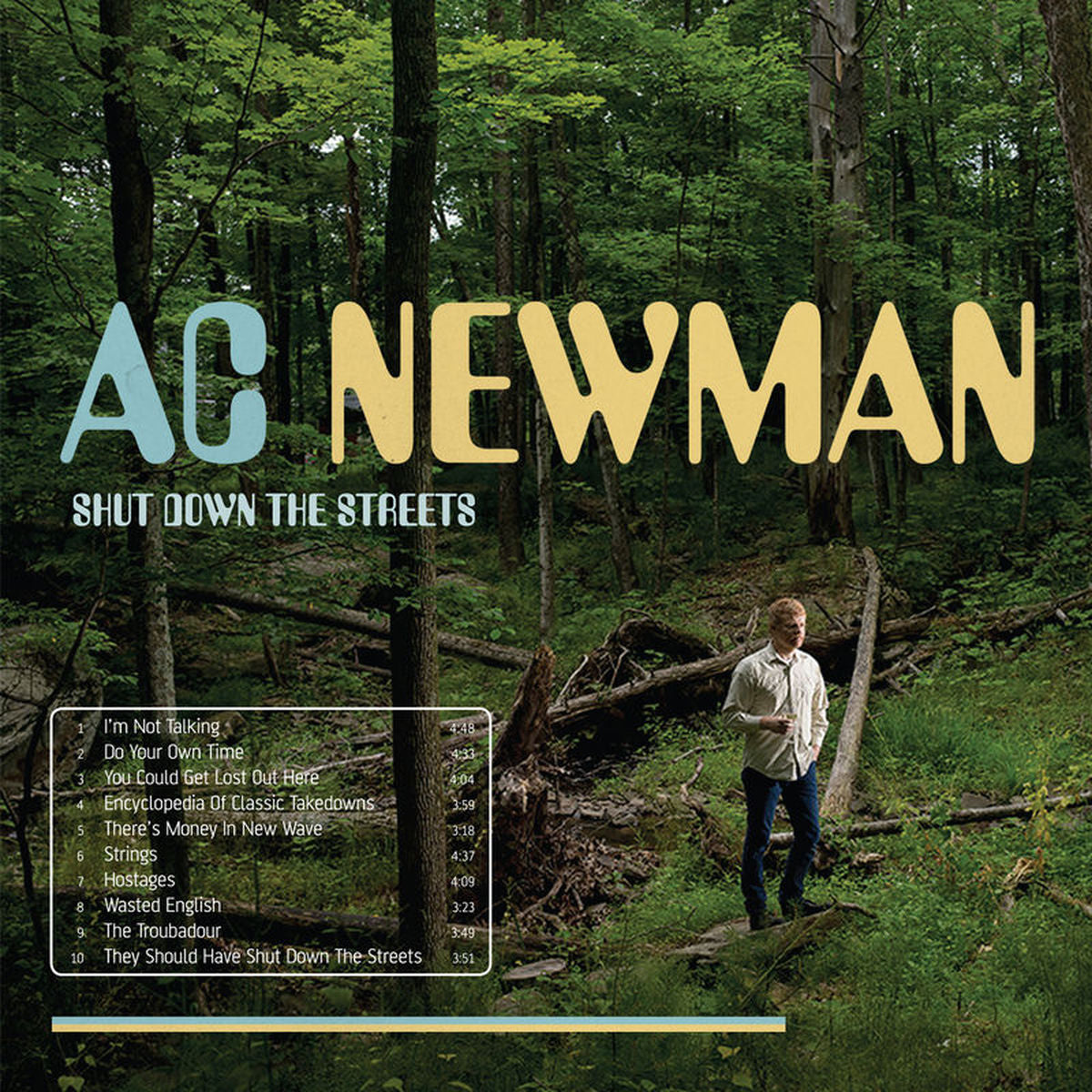 A.C. Newman – Shut Down The Streets vinyl cover