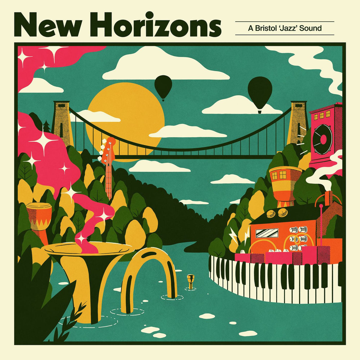 Various Artists – New Horizons: Bristol Jazz Sound vinyl record cover