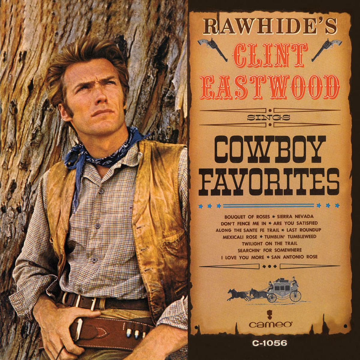 Clint Eastwood – Rawhide's Clint Eastwood Sings Cowboy Favorites vinyl cover