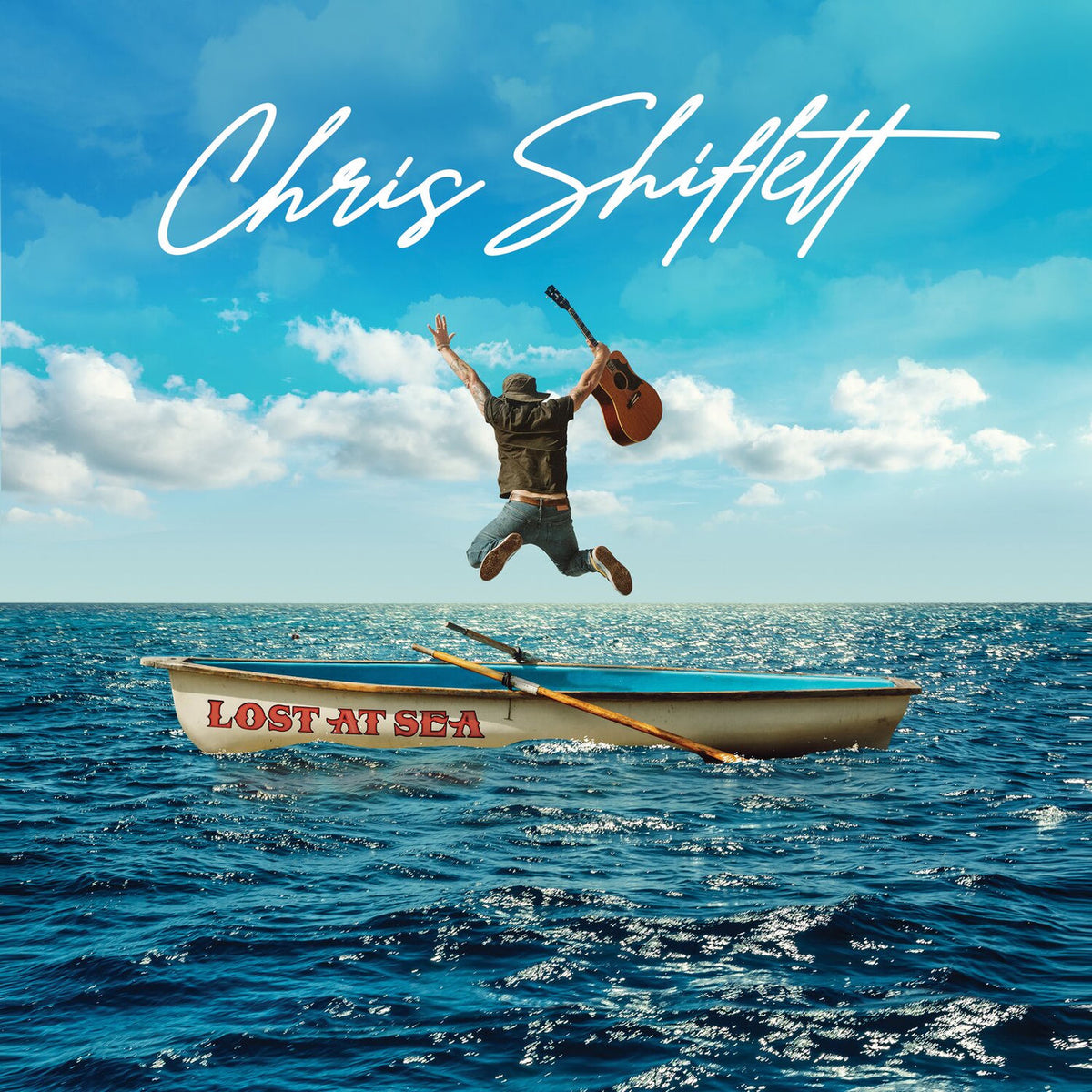 Chris Shiflett – Lost At Sea (Transparent Red Vinyl) vinyl record cover