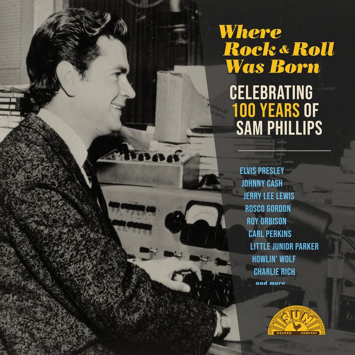 Various Artists – Where Rock N Roll Was Born: Celebrating 100 Years Of Sam Phillips vinyl record cover
