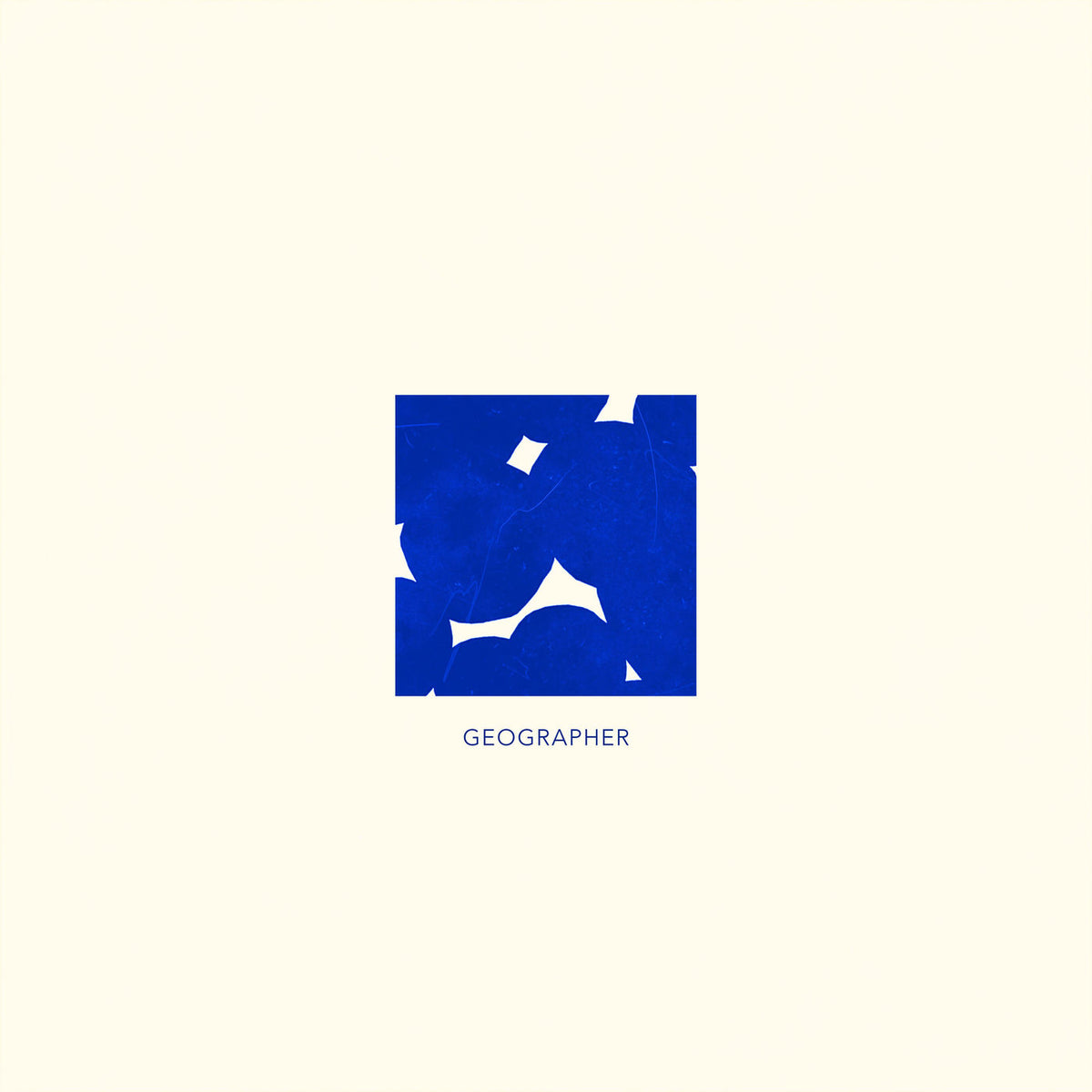 Geographer – Down & Out In The Garden Of Earthly (ROYAL BLUE) vinyl record cover
