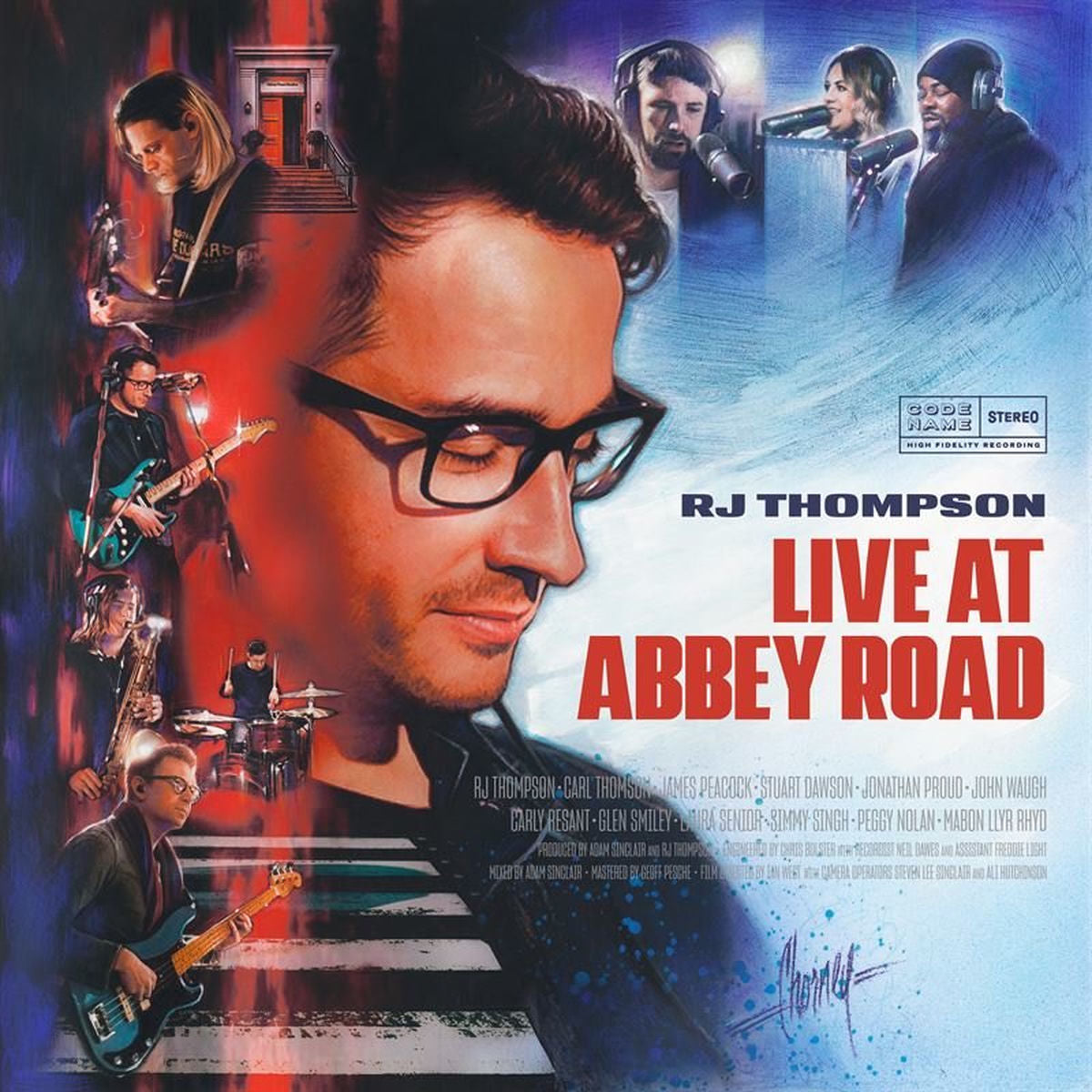 RJ Thompson – Live at Abbey Road vinyl record cover