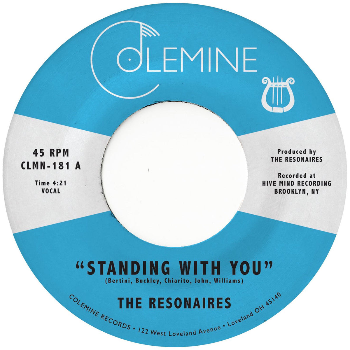 The Resonaires – Standing With You vinyl cover