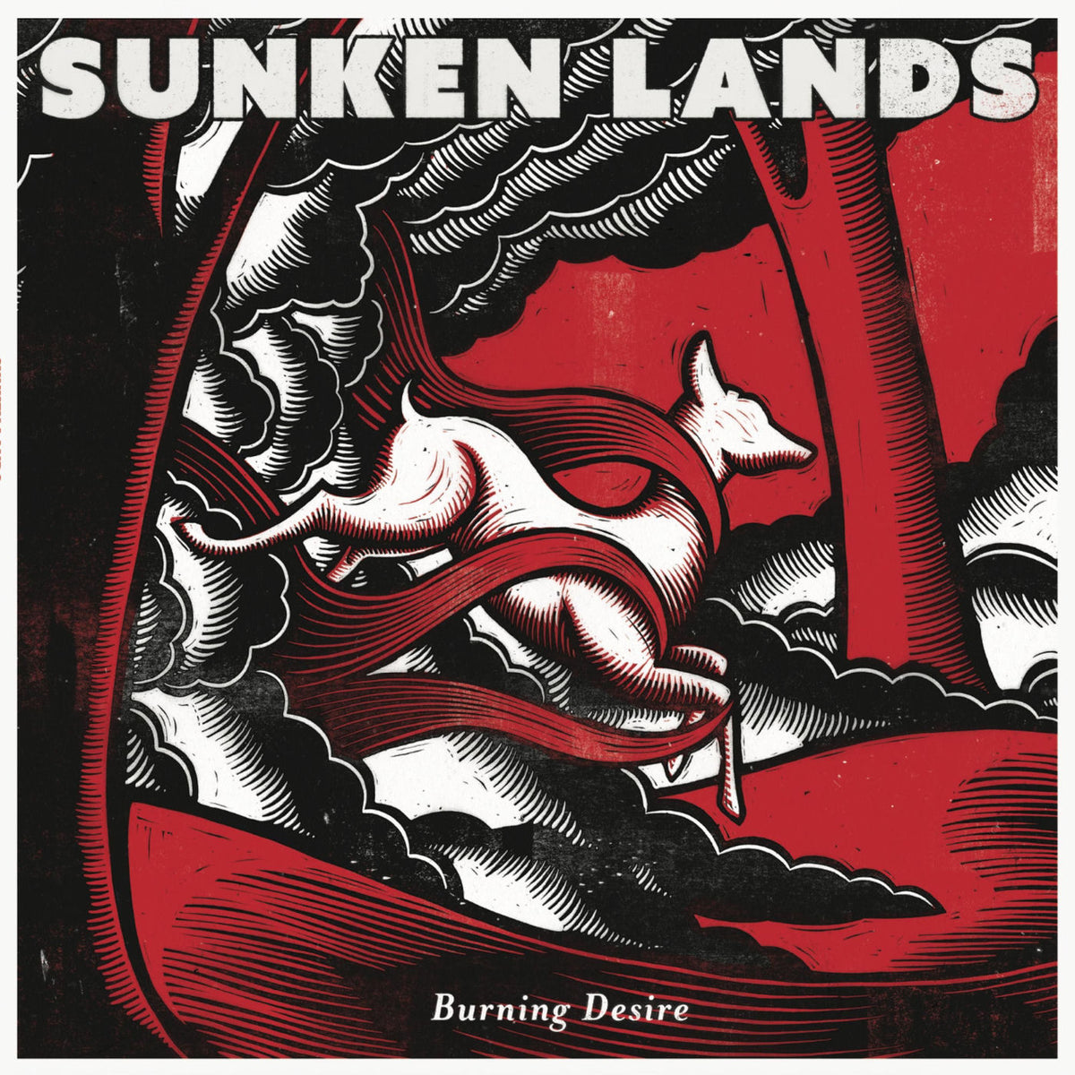 Sunken Lands – Burning Desire vinyl record cover