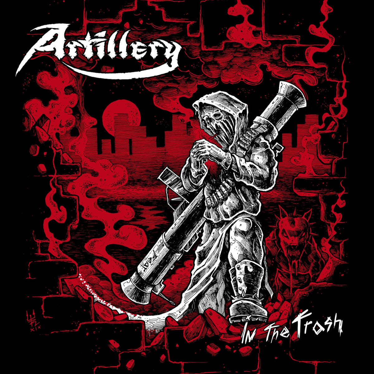 Artillery – In The Trash vinyl record cover