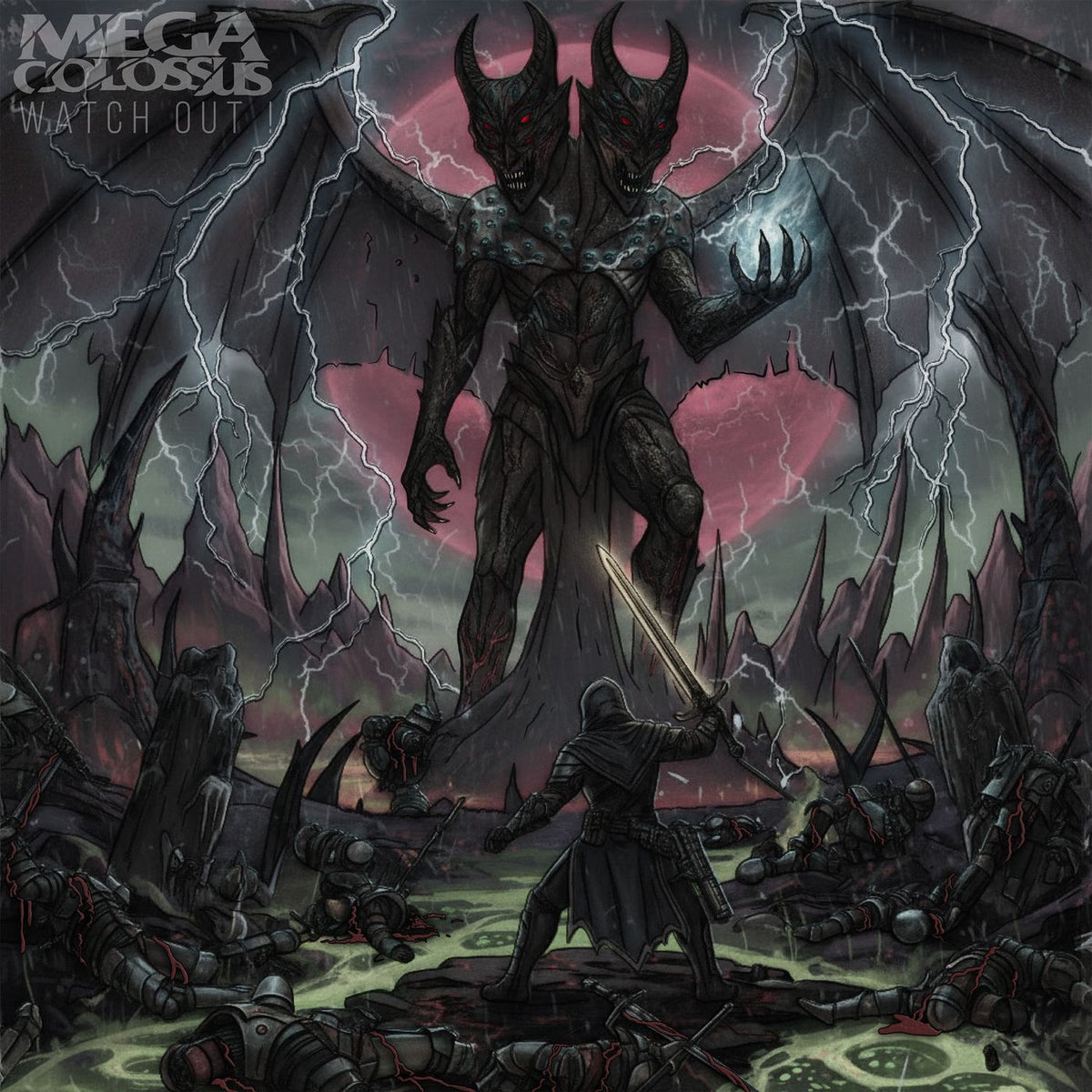 Mega Colossus – Watch Out! vinyl record cover