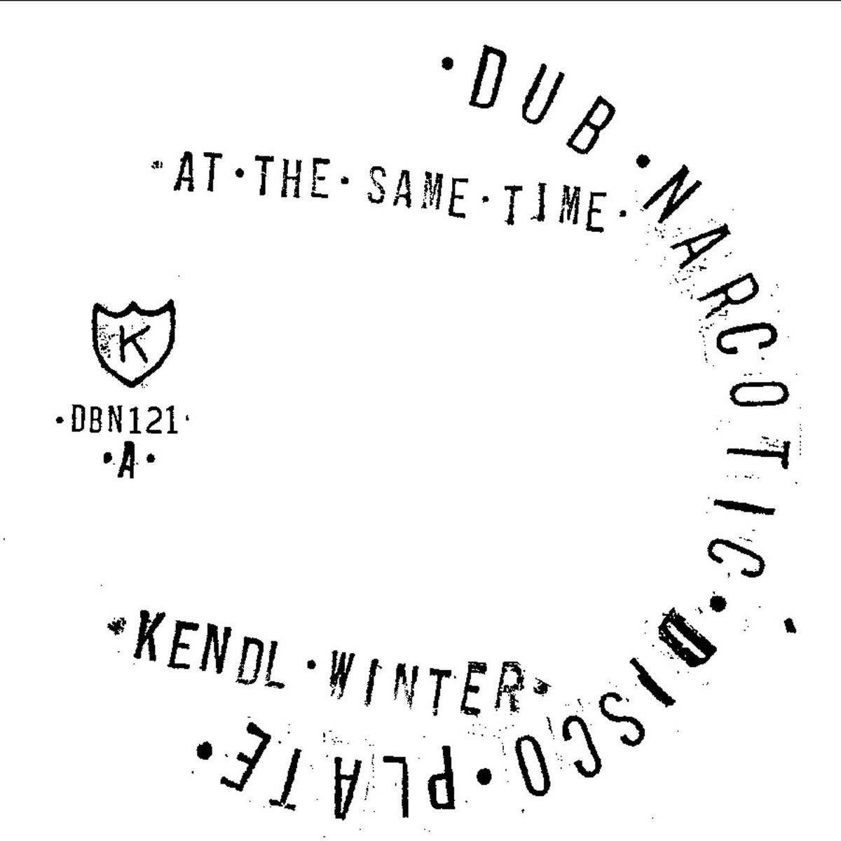 Kendl Winter – At the Same Time b/w The Same Version vinyl cover
