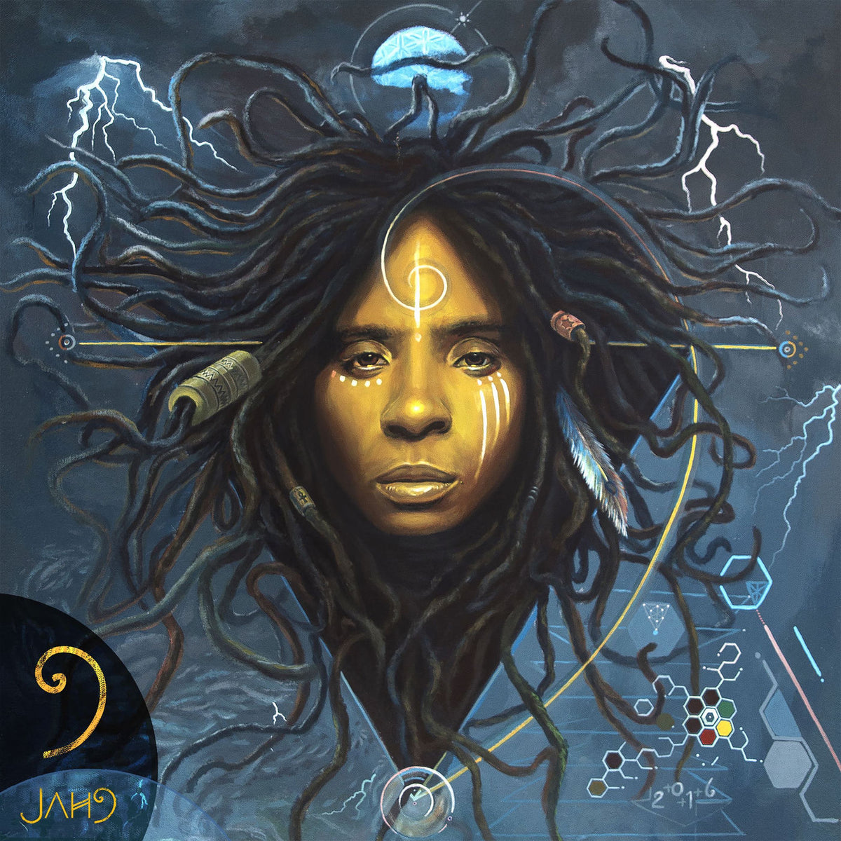 JAH9 – 9 (COLOUR VINYL) vinyl record cover